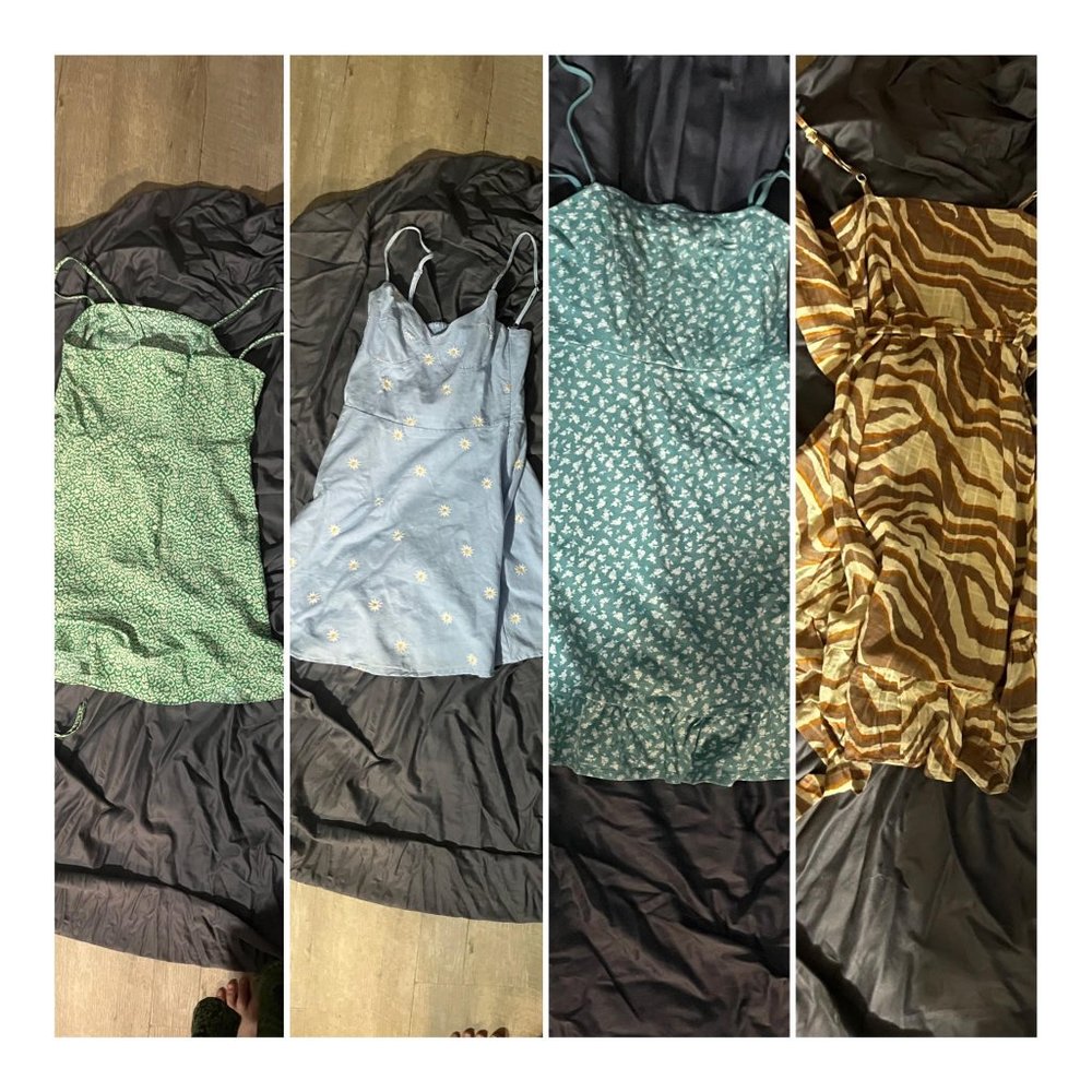 4 Unique Patterned Sundresses - Sizes 4-6